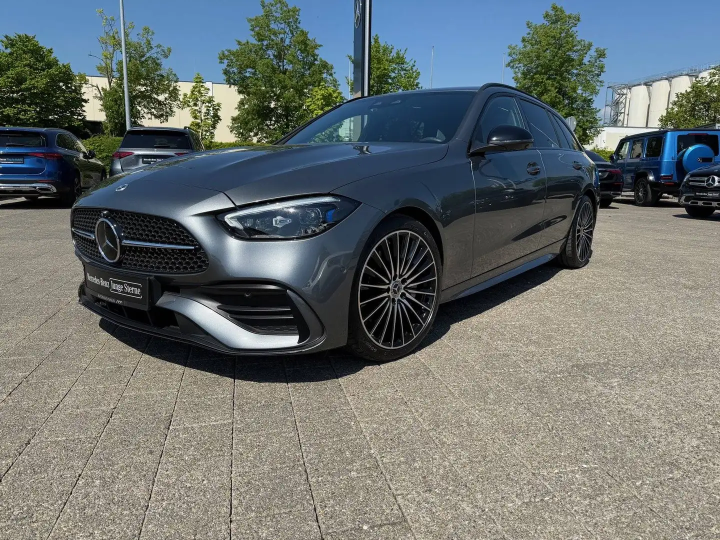 Mercedes-Benz C 220 Td 4M AMG*Night*AHK*DISTR*HUD*360*Memory* Grau - 2