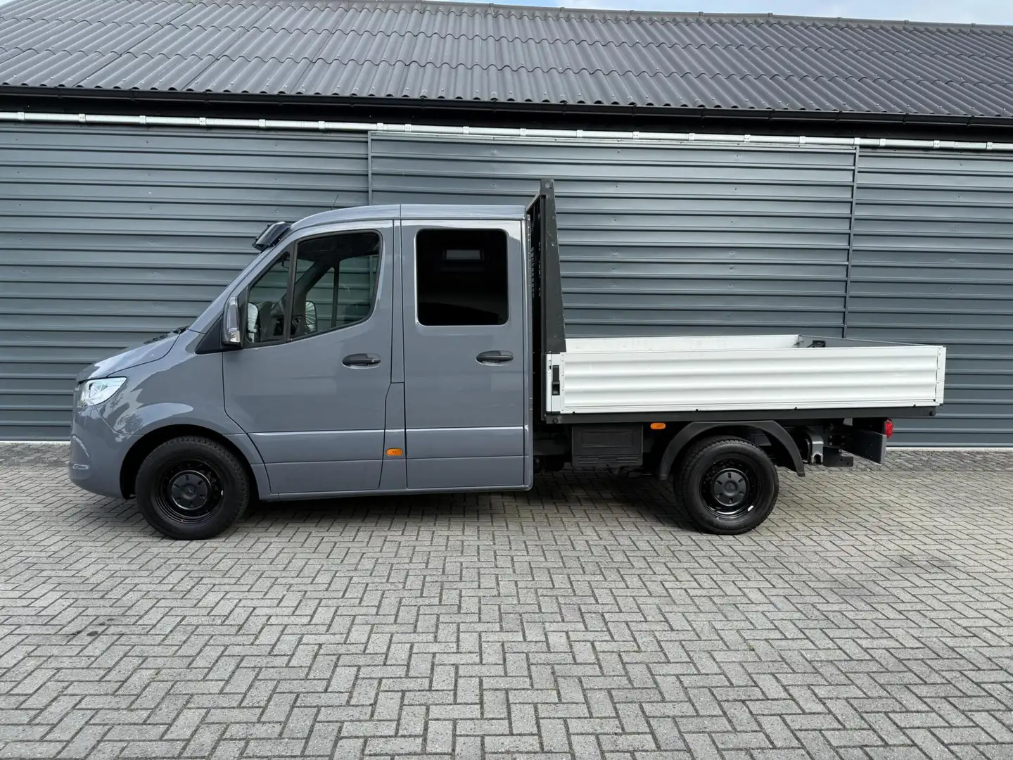 Mercedes-Benz Sprinter 317 CDI 170 PK Pick-up 7 Pers. Dubb.Cabine Grijs - 2