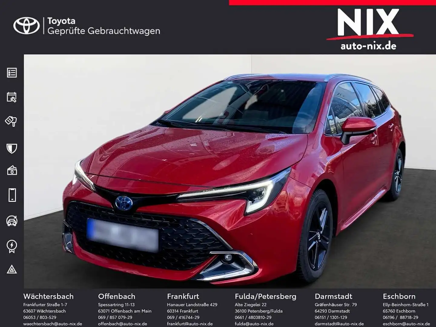 Toyota Corolla Touring Sports 2.0 Hybrid Team D LED SHZ Rot - 1