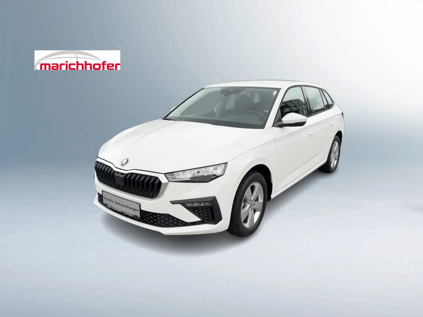 Skoda Scala Essence TSI Blanc - 1