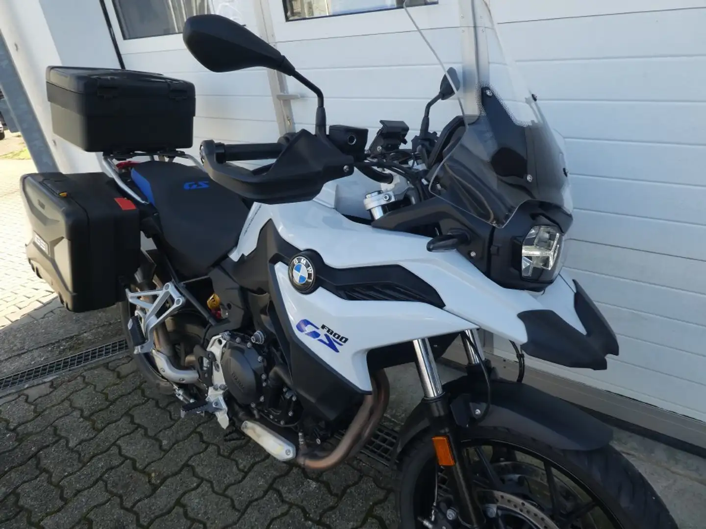 BMW F 800 GS BMW  Koffersatz -Vario,  KD + Tüv neu, 7.000 Km Blanc - 1