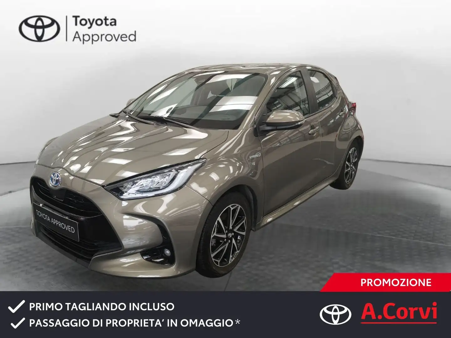 Toyota Yaris Yaris 1.5 Hybrid 5 porte Trend Bronzo - 1