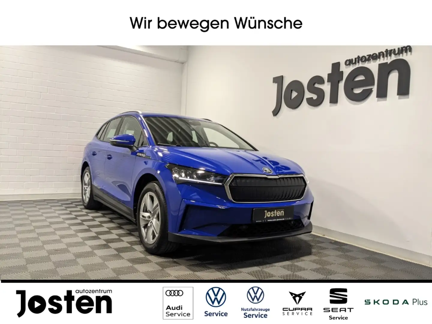 Skoda Enyaq 50 Loft Navi DAB CarPlay PDCv+h LED Blau - 1