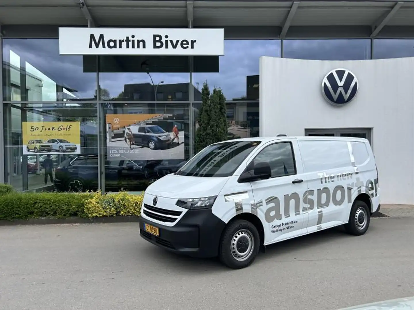 Volkswagen Transporter Chasis Court Blanc - 1