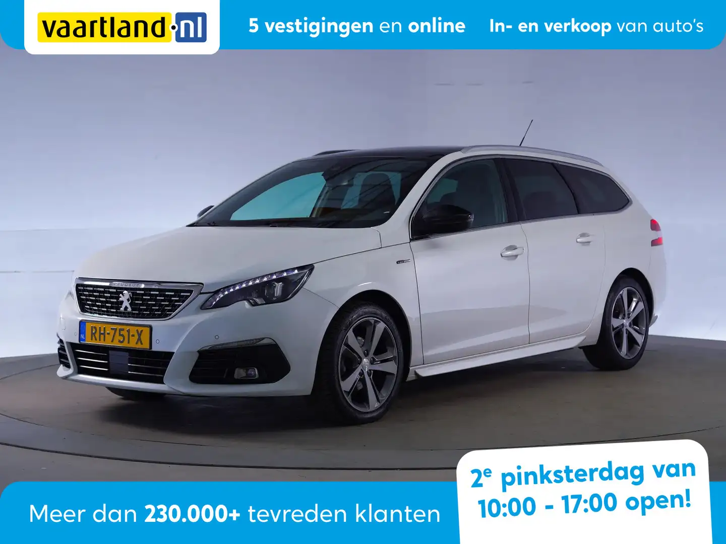 Peugeot 308 1.2 PureTech GT-line [ Led Panoramadak Nav Cam ] Белый - 1