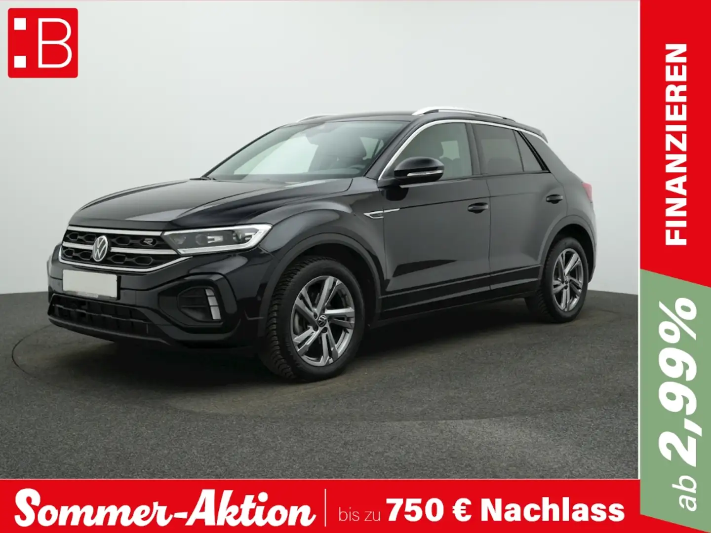 Volkswagen T-Roc 1.5 TSI DSG R-Line NAVI KAMERA IQ.DRIVE Schwarz - 1