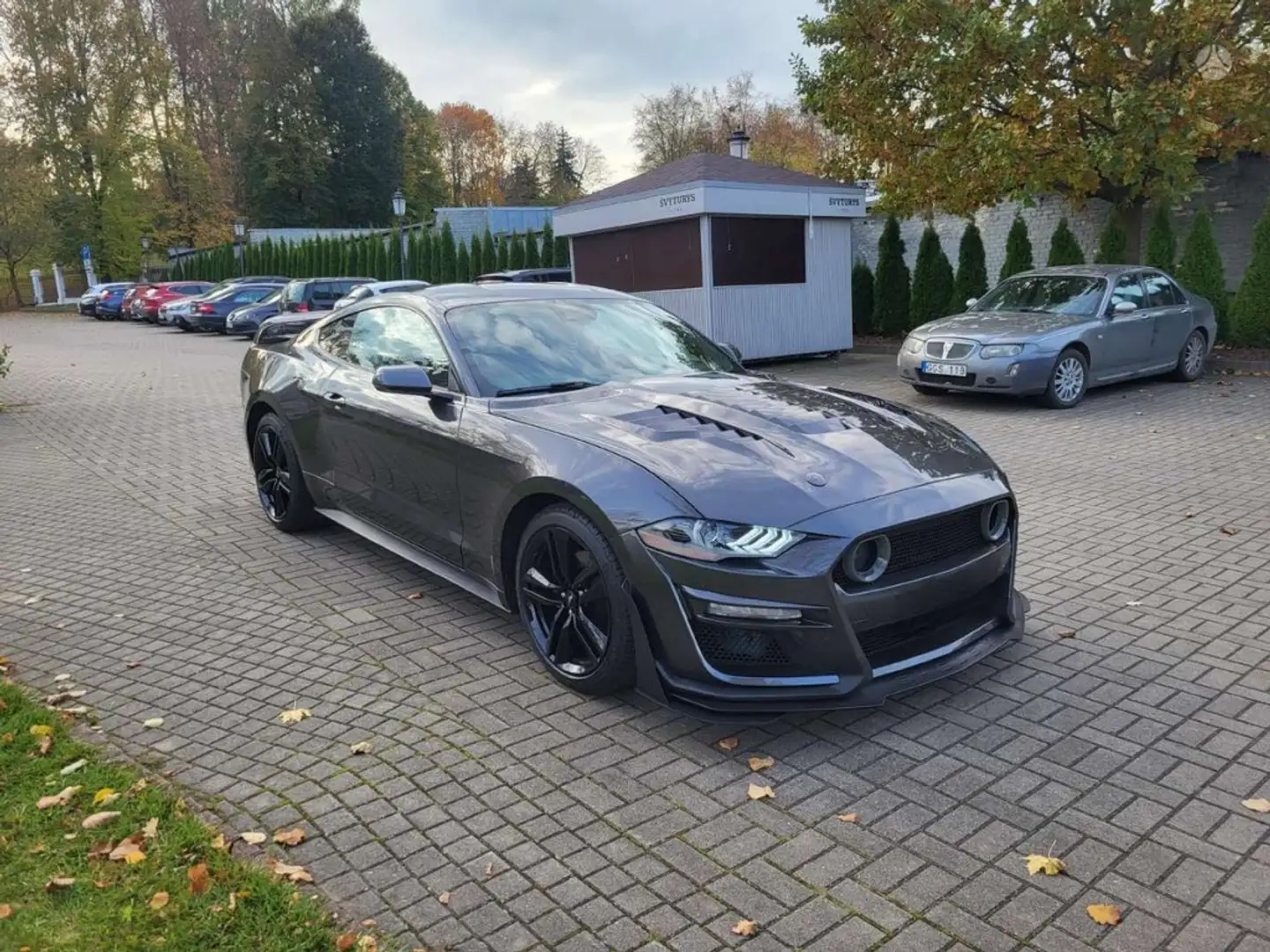 Ford Mustang Aut. Gris - 2