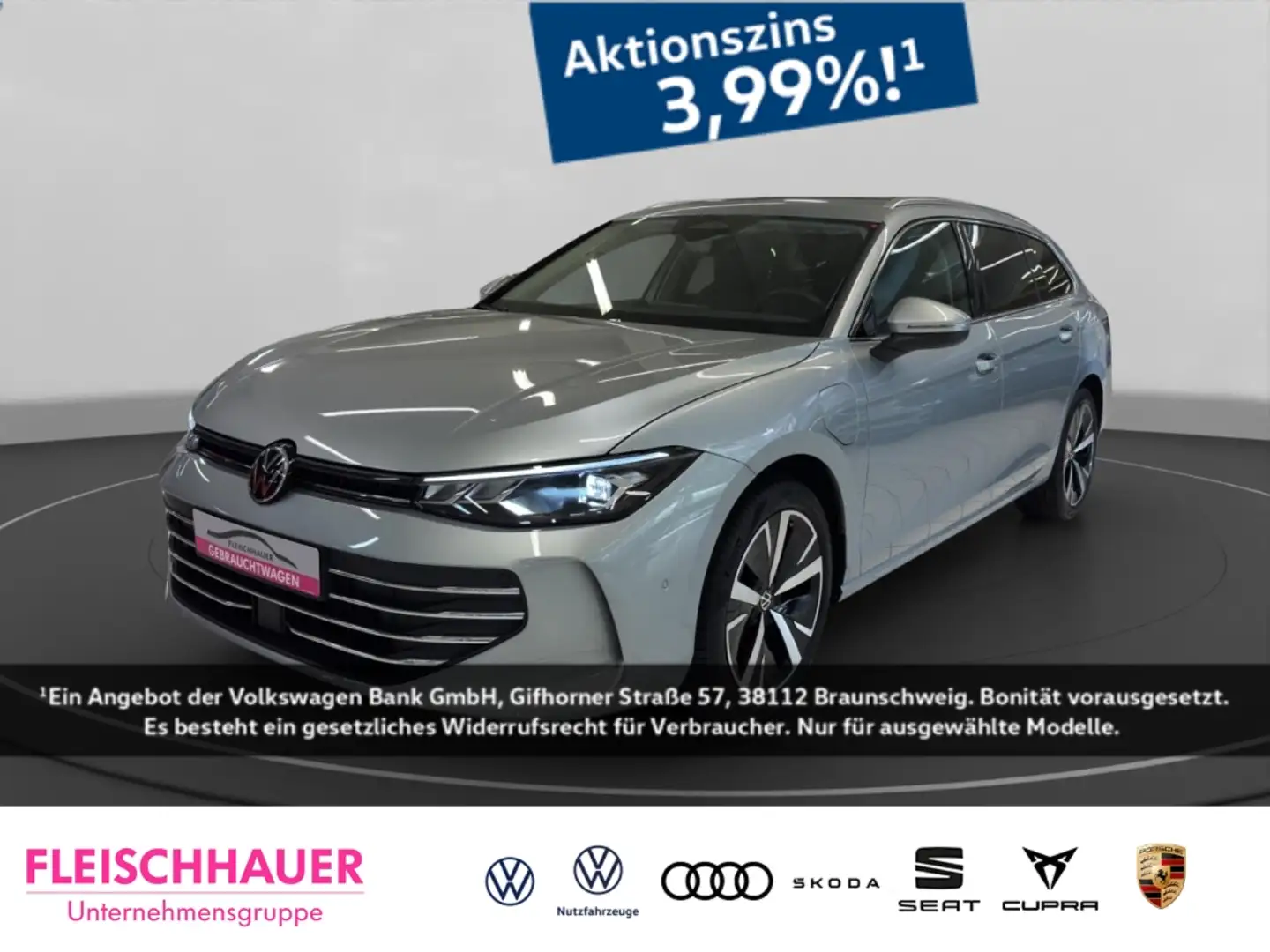 Volkswagen Passat Variant 1.5 TSI eHybrid Business Navi+AHK+LED+Kamera Silber - 1