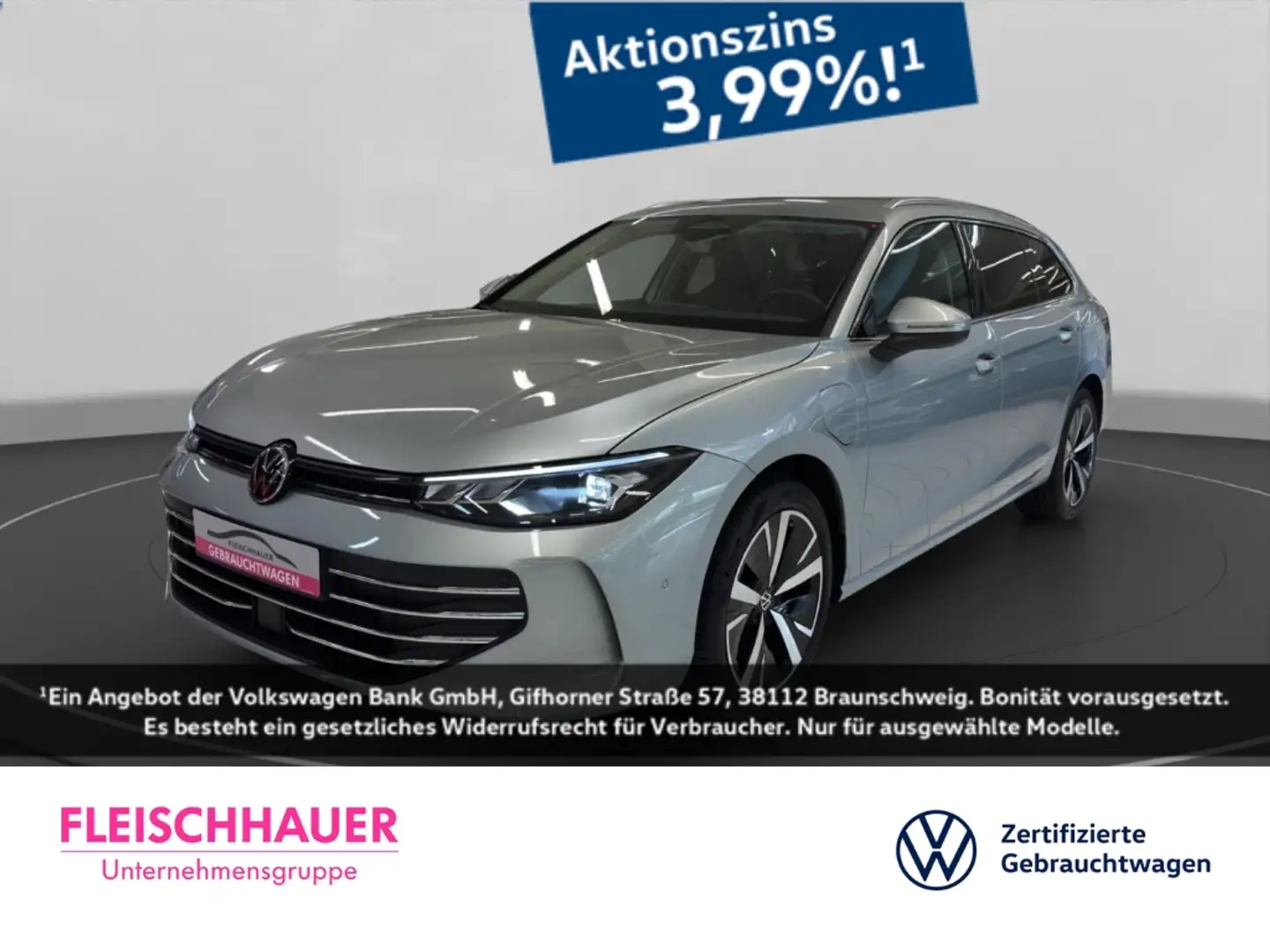 Volkswagen Passat Variant 1.5 TSI eHybrid Business Navi+AHK+LED+Kamera Silber - 1