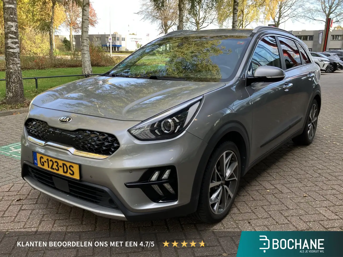Kia Niro 1.6 GDi Hybrid DynamicPlusLine | Trekhaak | BSM | Grijs - 1