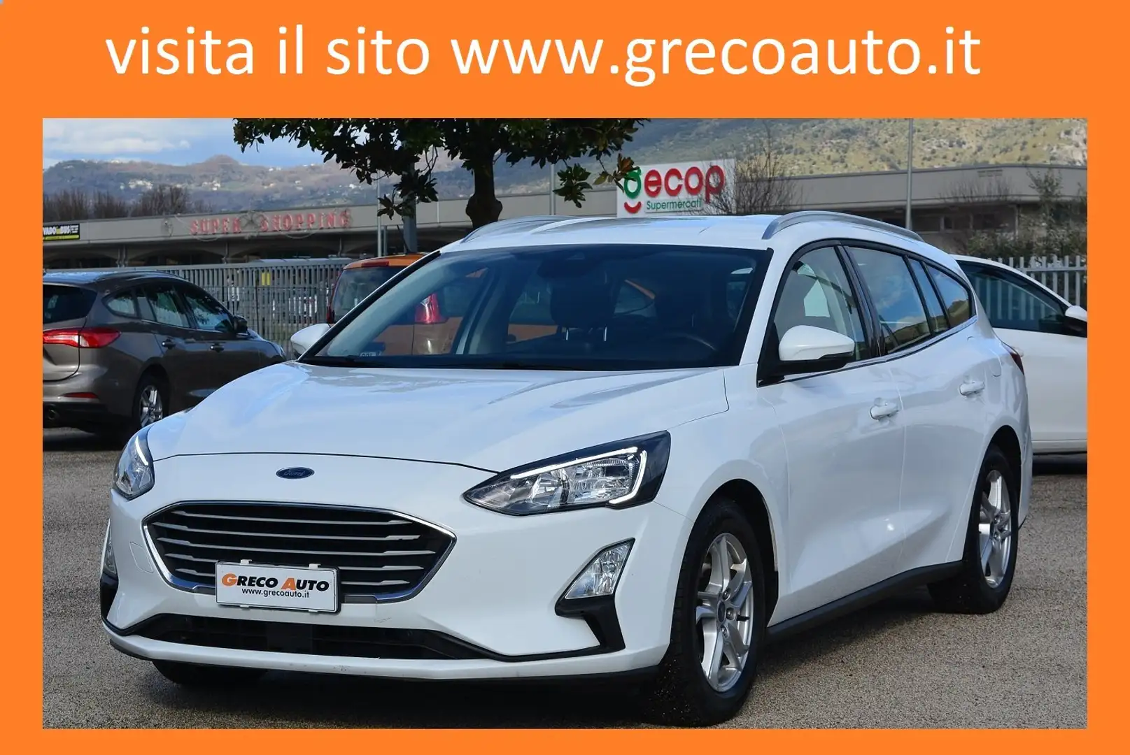 Ford Focus SW 1.5 ecoblue 120 cv Business Telecamera E6d Bianco - 1