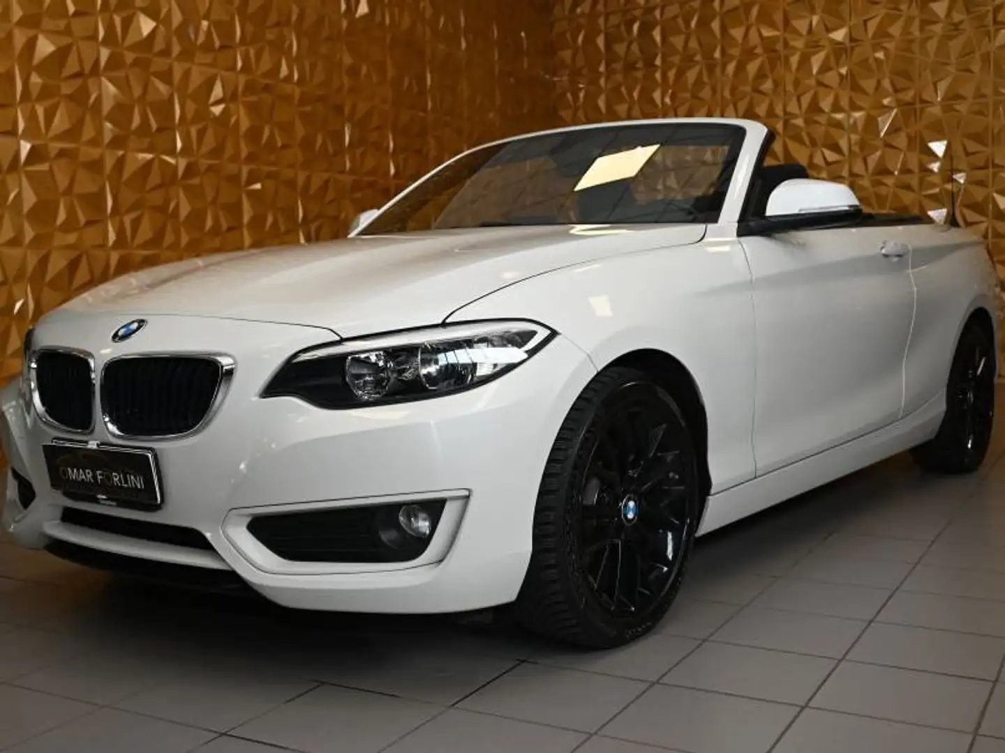 BMW 218 d CABRIO LUXURY 6M NAVI XENO 17"PDCTEL CRUISE FULL Wit - 1