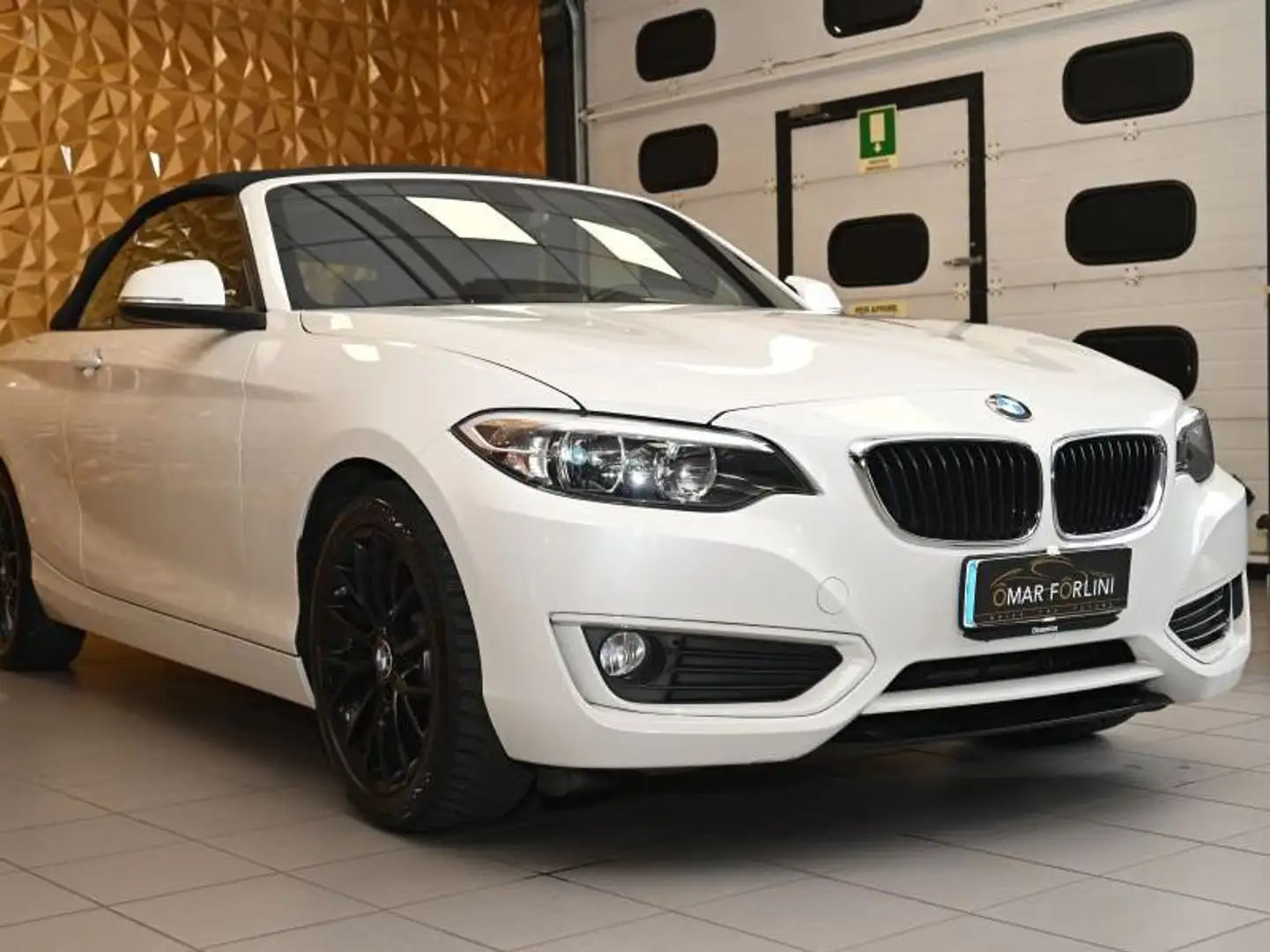BMW 218 d CABRIO LUXURY 6M NAVI XENO 17"PDCTEL CRUISE FULL Wit - 2