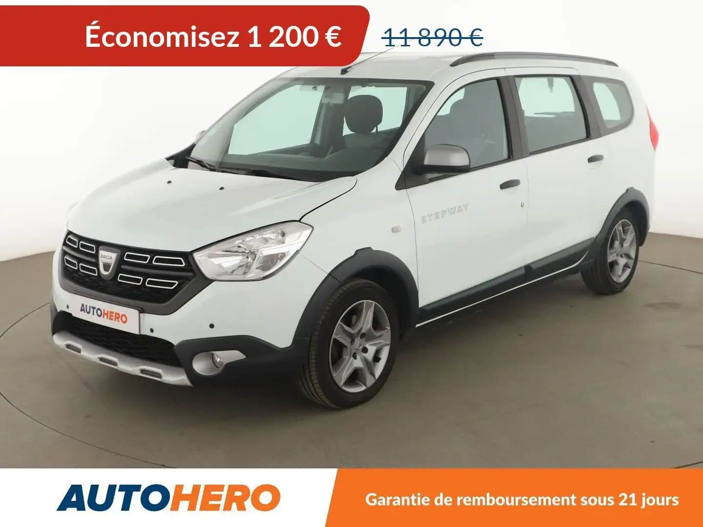 Dacia Lodgy Stepway 1.2 TCe Blanc - 1