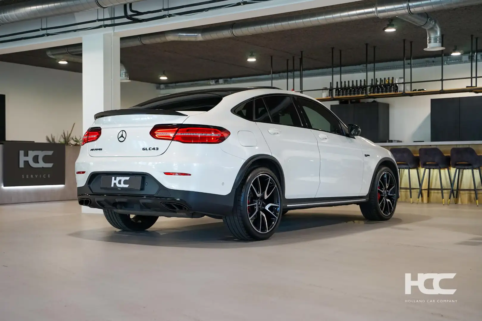 Mercedes-Benz GLC 43 AMG Coupé | Burmester | Carbon | Luchtvering Wit - 2
