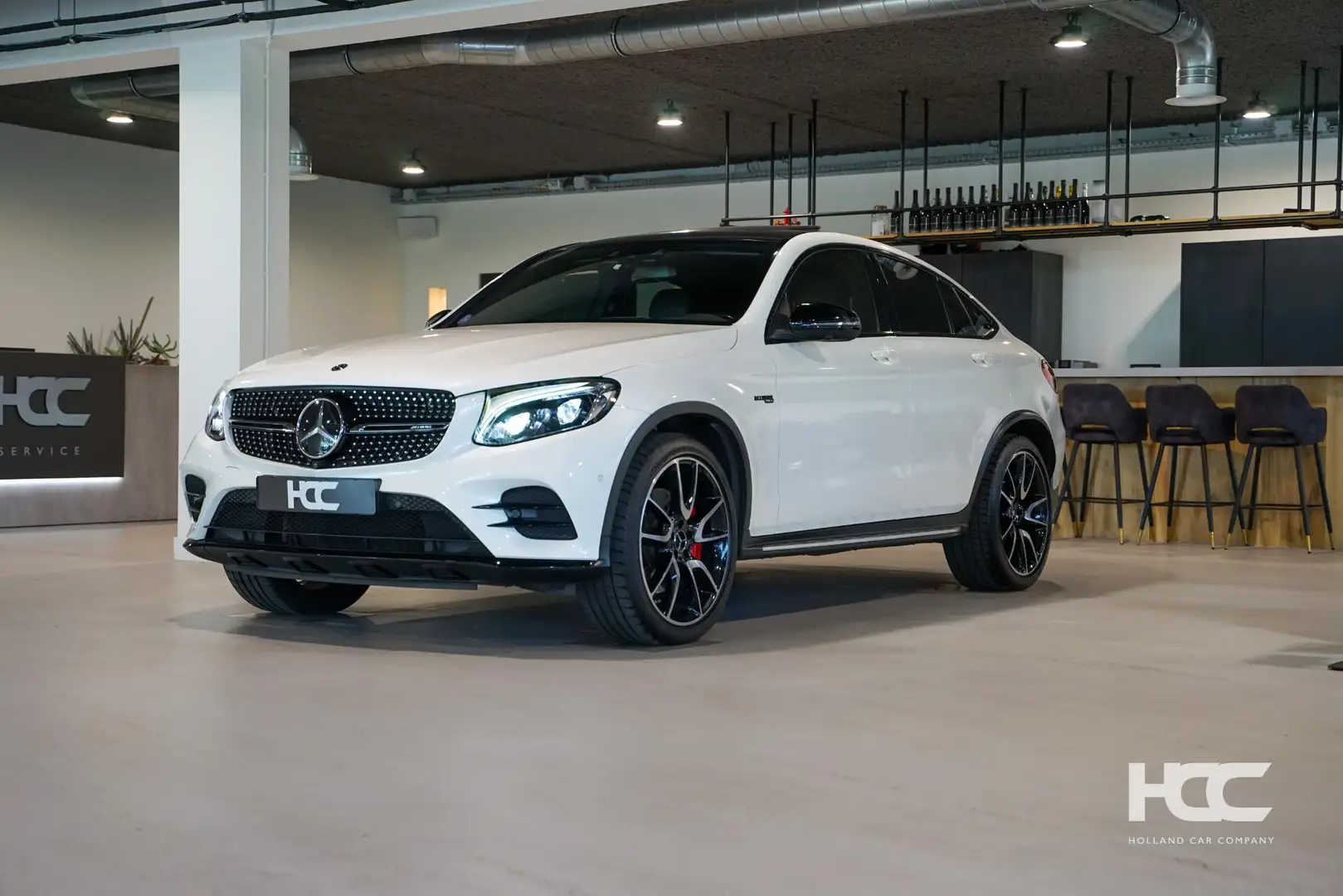 Mercedes-Benz GLC 43 AMG Coupé | Burmester | Carbon | Luchtvering Wit - 1