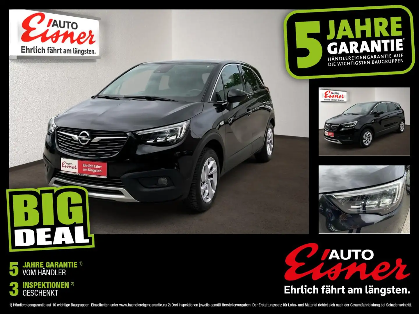 Opel Crossland 1.6 CDTI ECOTEC Innovation 2xKlima LED Schwarz - 1