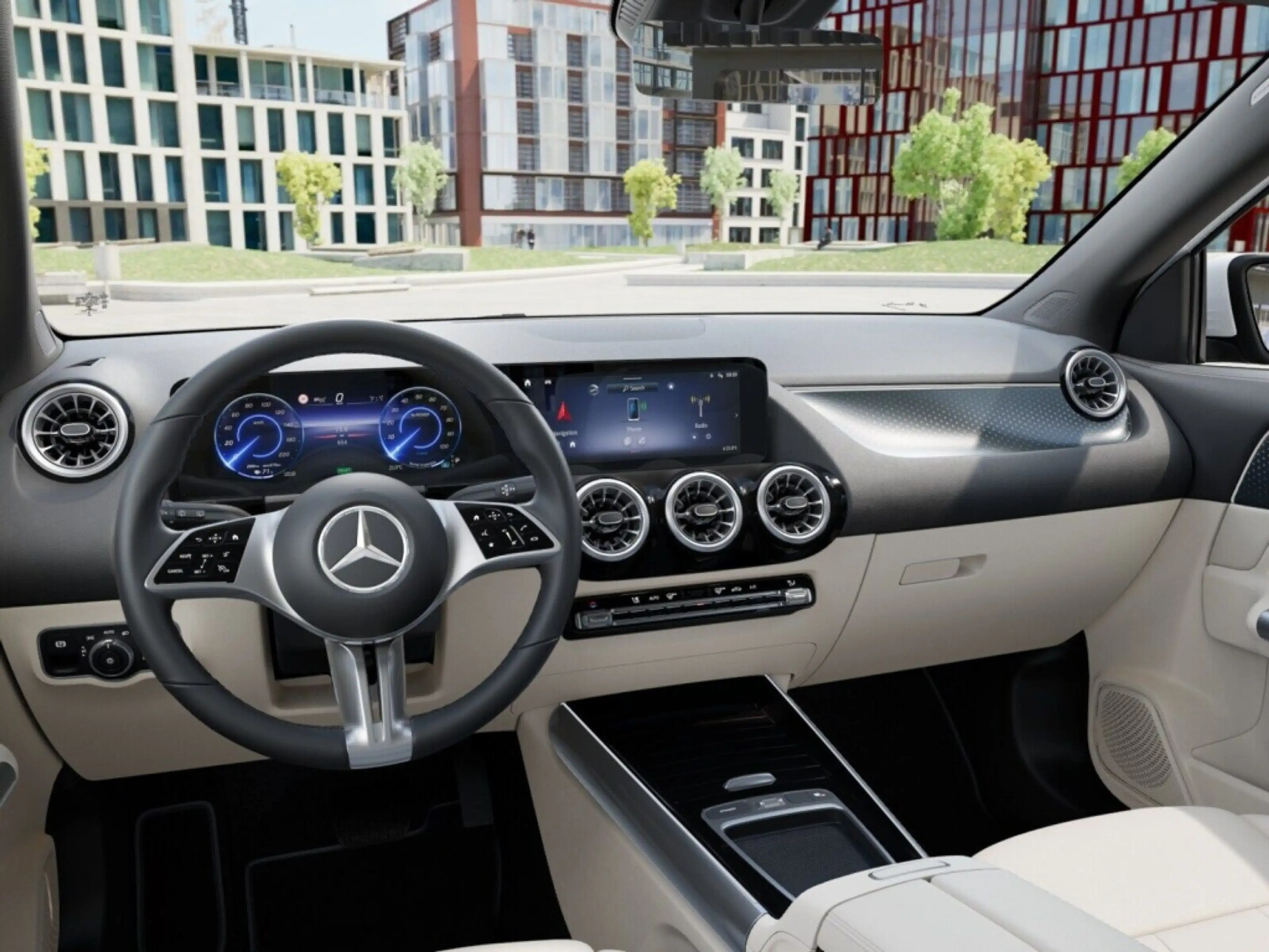 Mercedes-Benz EQA 300 4M Progressive/LED/Cam/Pano/Totw/Beige — photo 7