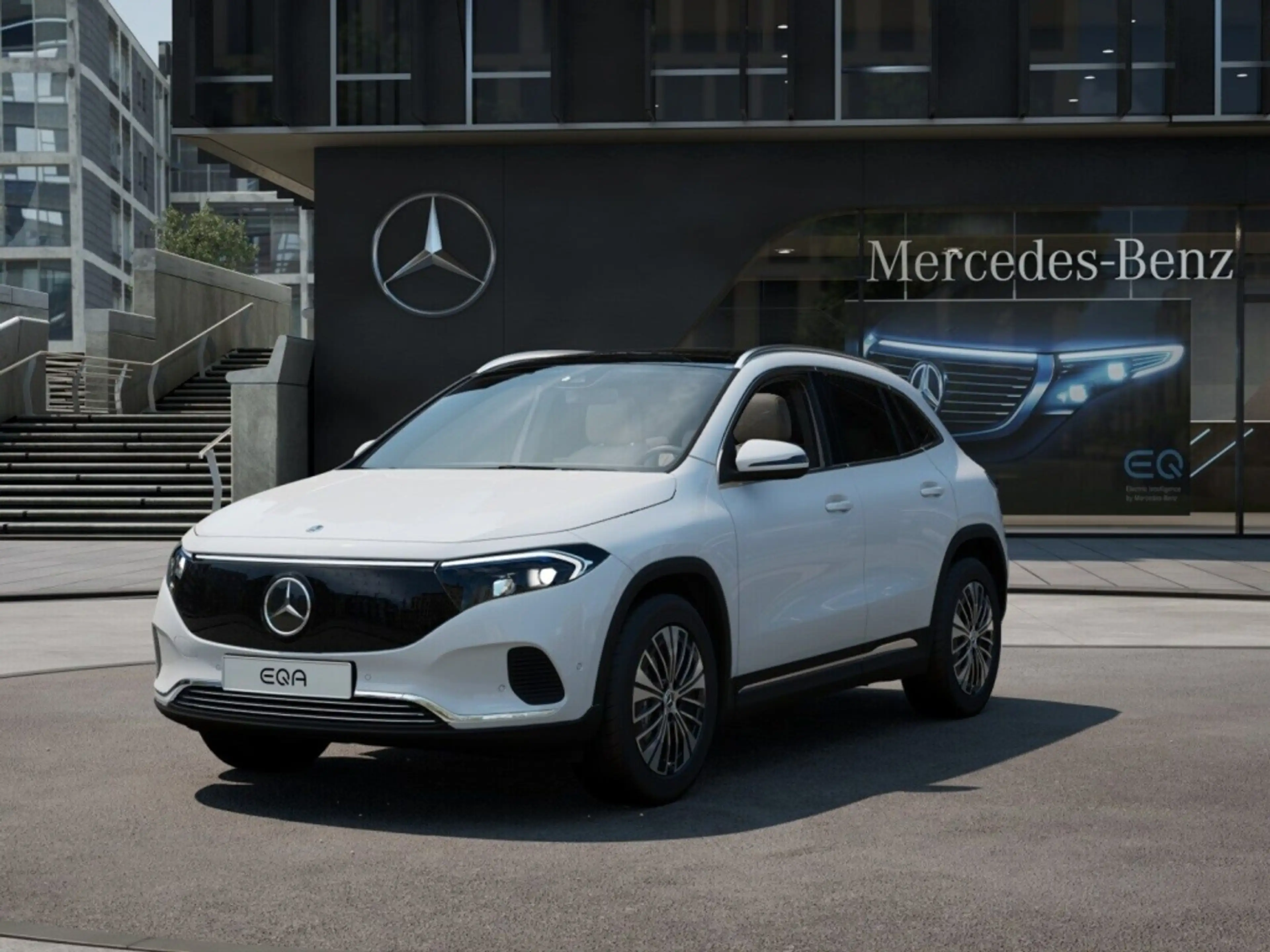 Mercedes-Benz EQA 300 4M Progressive/LED/Cam/Pano/Totw/Beige — photo 2