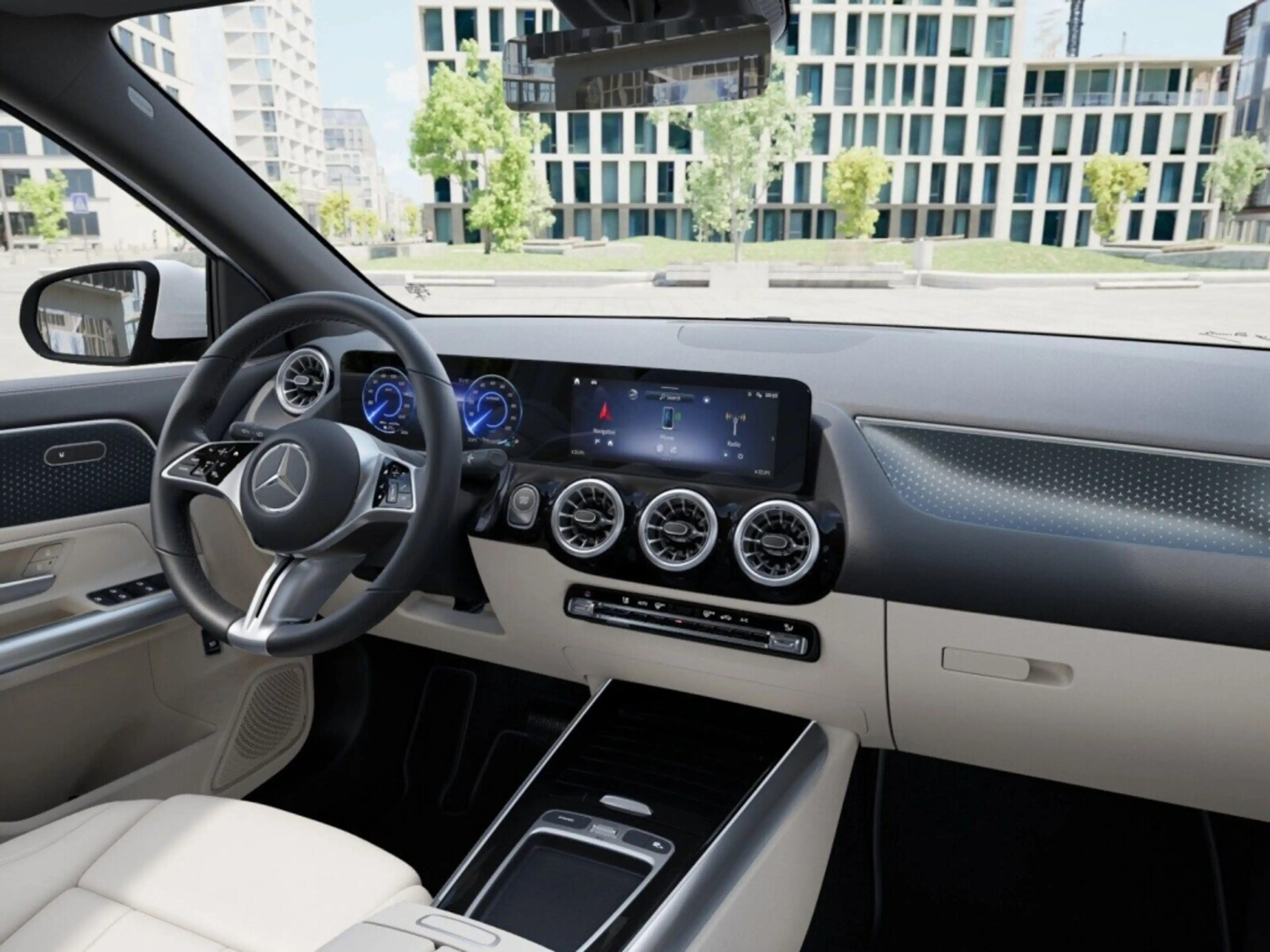 Mercedes-Benz EQA 300 4M Progressive/LED/Cam/Pano/Totw/Beige — photo 9
