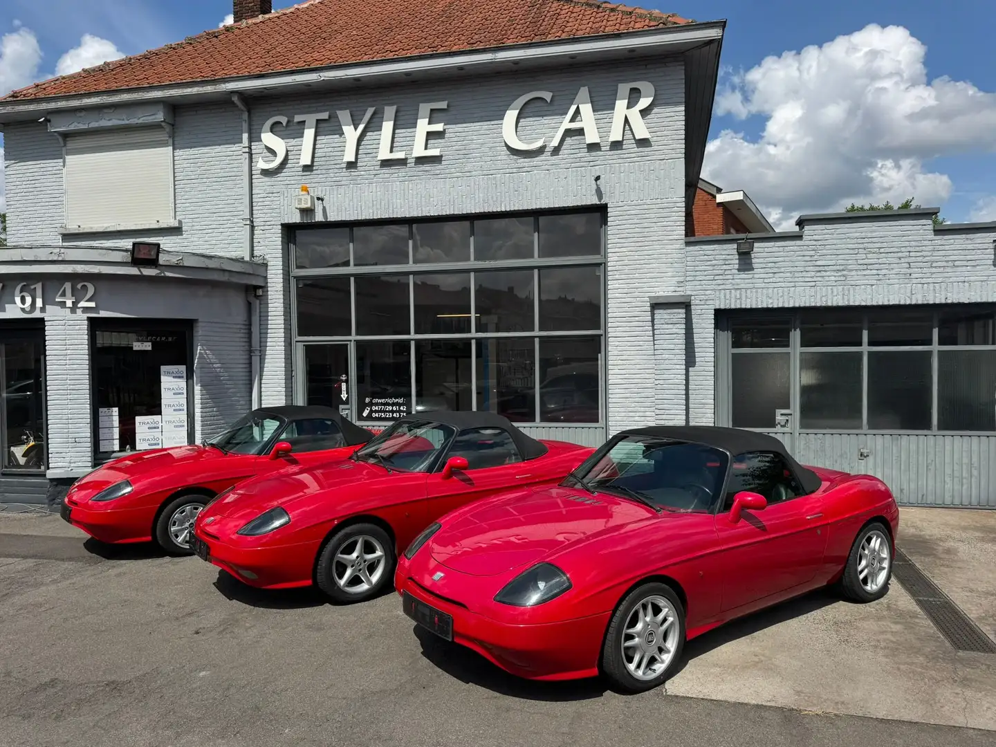 Fiat Barchetta 1.7i 16v✅ Cuir✅70.000kms✅3 x Barchetta dispo Roşu - 1