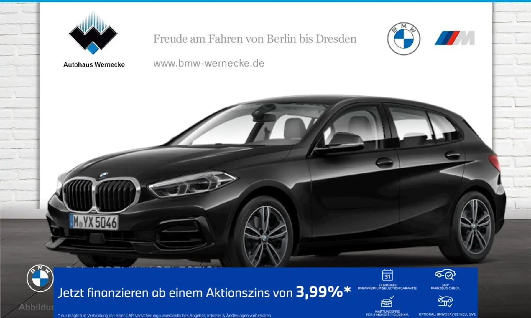 BMW 118 i Hatch Sport Line HiFi DAB LED WLAN Shz Schwarz - 1