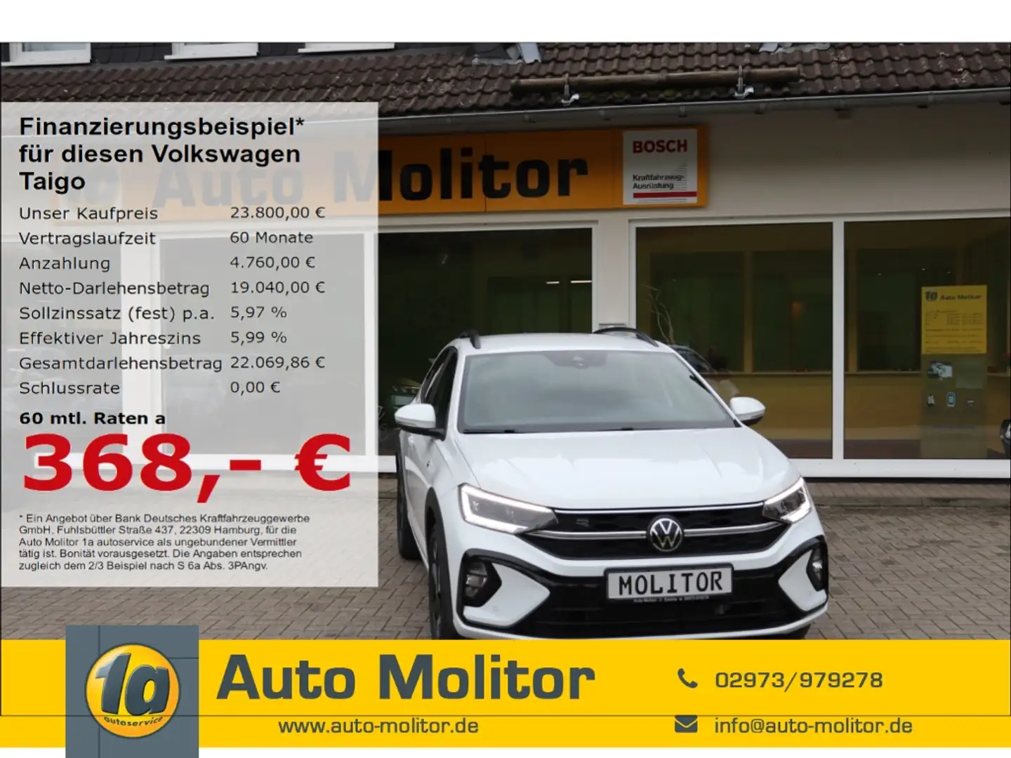 Volkswagen Taigo R-Line Sportpaket Digitales Cockpit LED Blendfreie Weiß - 1