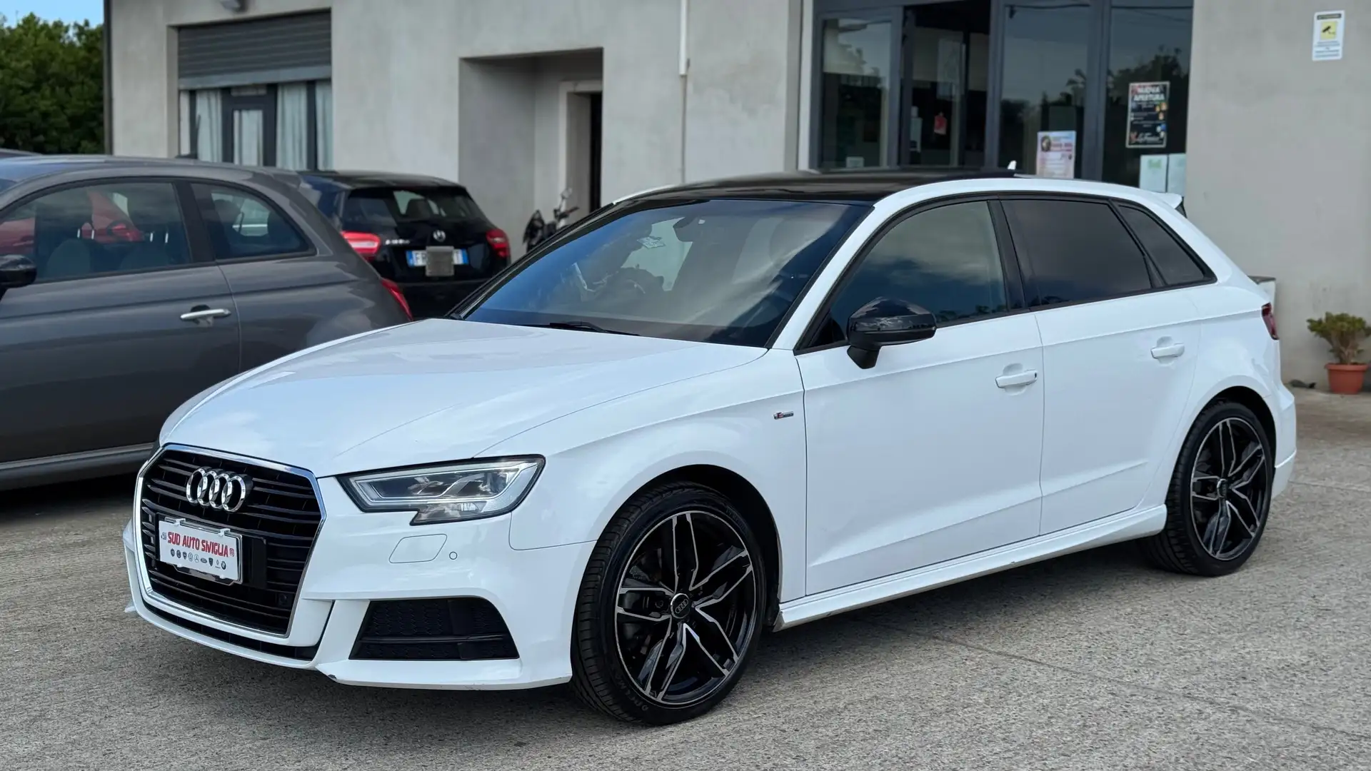 Audi A3 2.O TDI S-Tronic 150cv S-Line Tetto Apr Blanc - 1