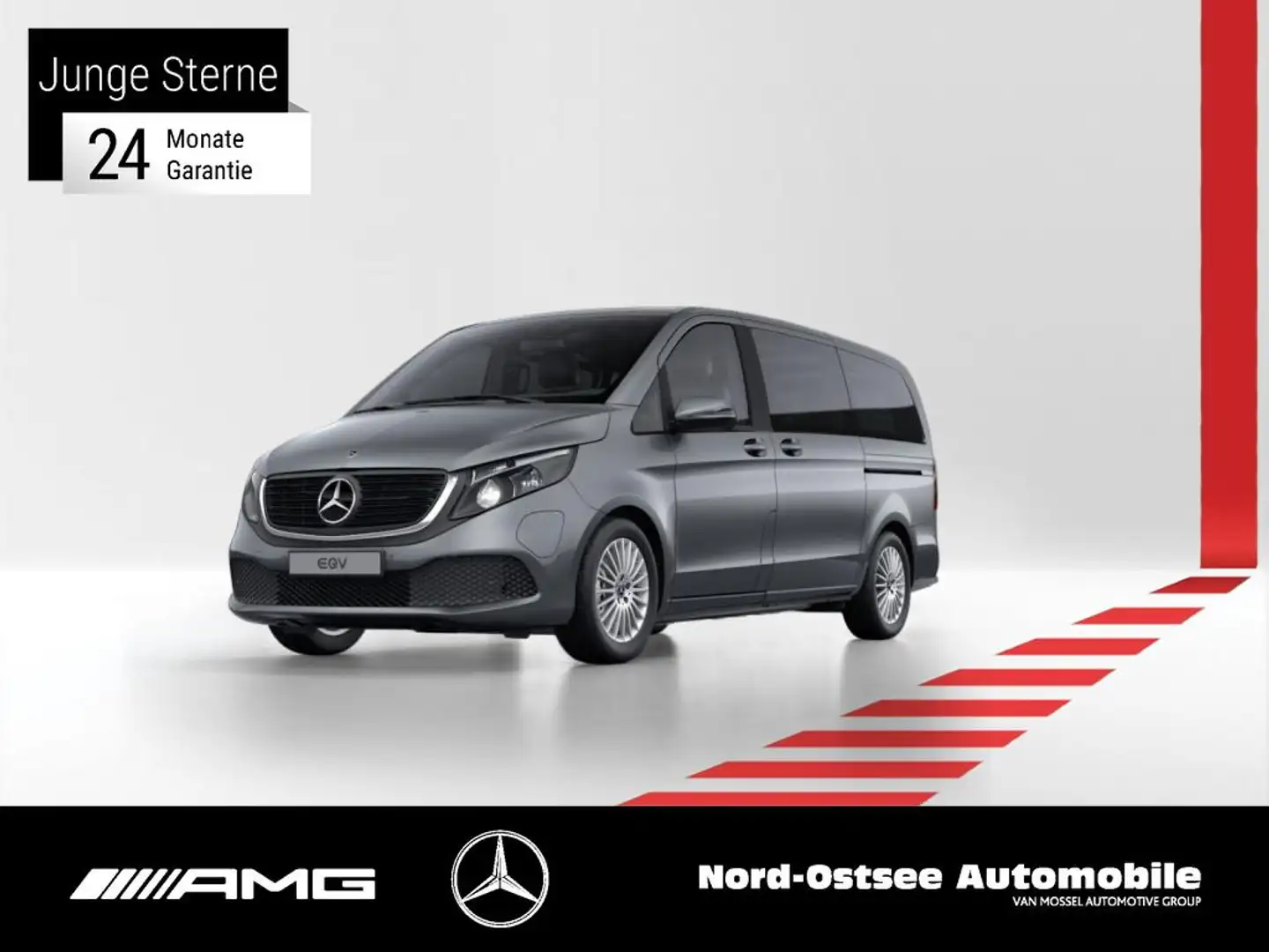 Mercedes-Benz EQV 300 lang  MBUX RÜCKFAHRKAMERA TEMPOMAT NAVI Gris - 1