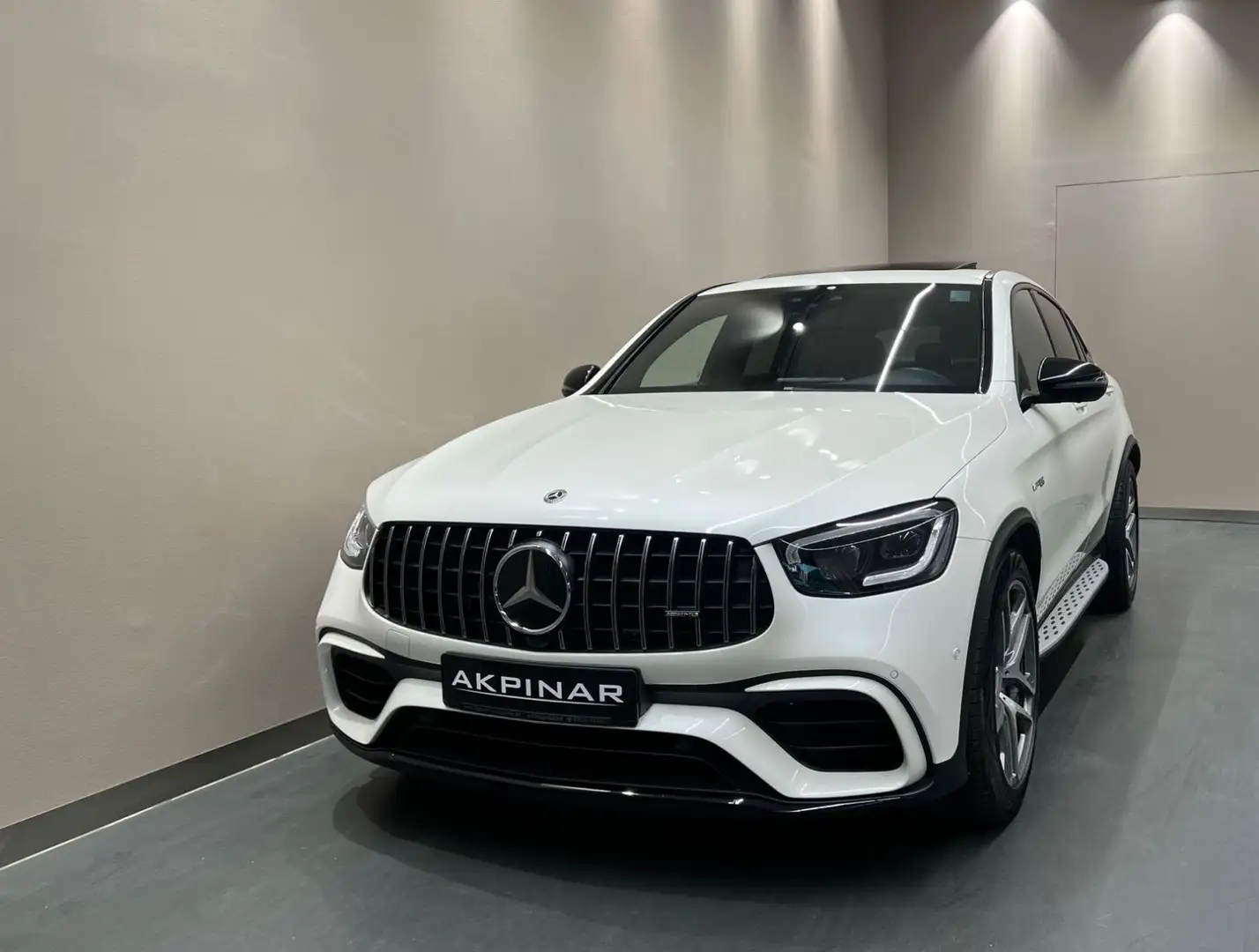 Mercedes-Benz GLC 63 AMG GLC63 AMG Coupé 4M *NIGHT*BURMESTER*CARBON*360°* Blanc - 2