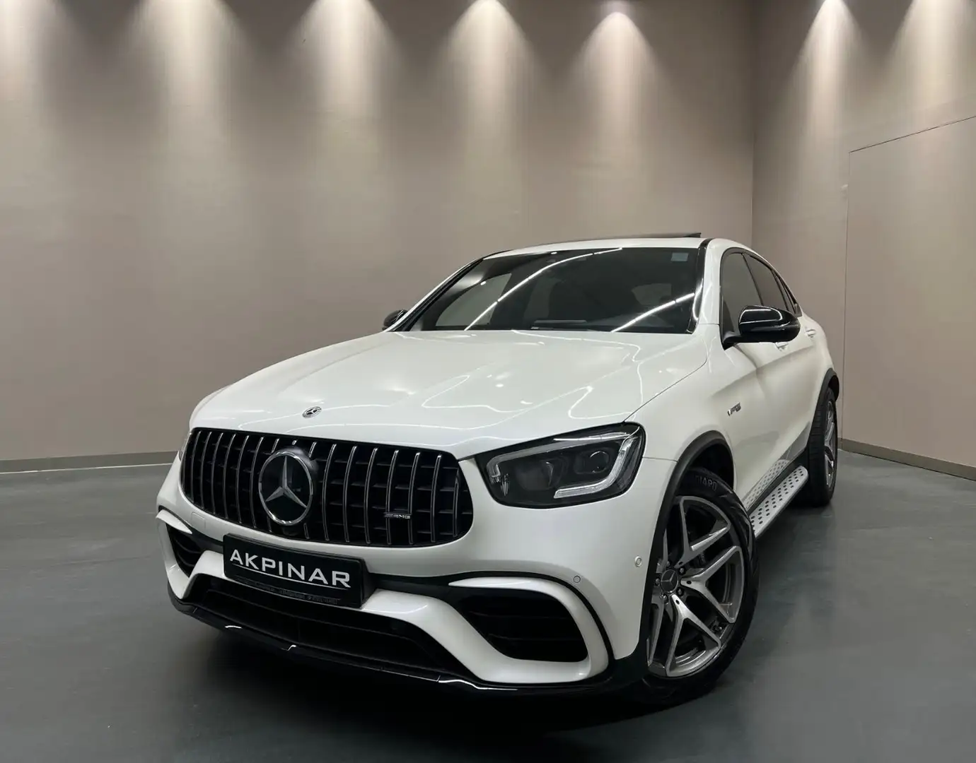 Mercedes-Benz GLC 63 AMG GLC63 AMG Coupé 4M *NIGHT*BURMESTER*CARBON*360°* Blanc - 1