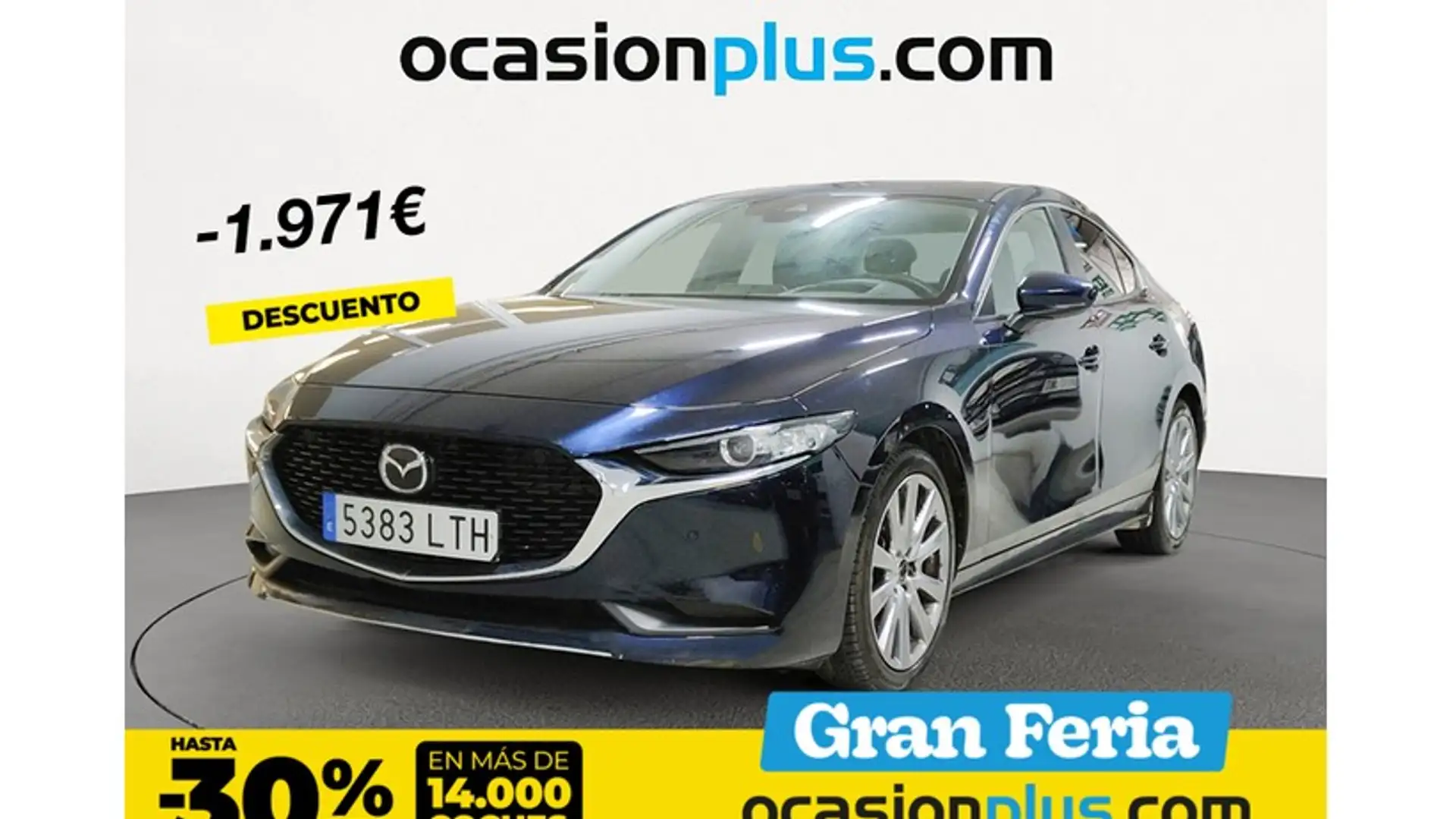 Mazda 3 Sedán 2.0 e-Skyactiv-G Evolution 90kW Bleu - 1