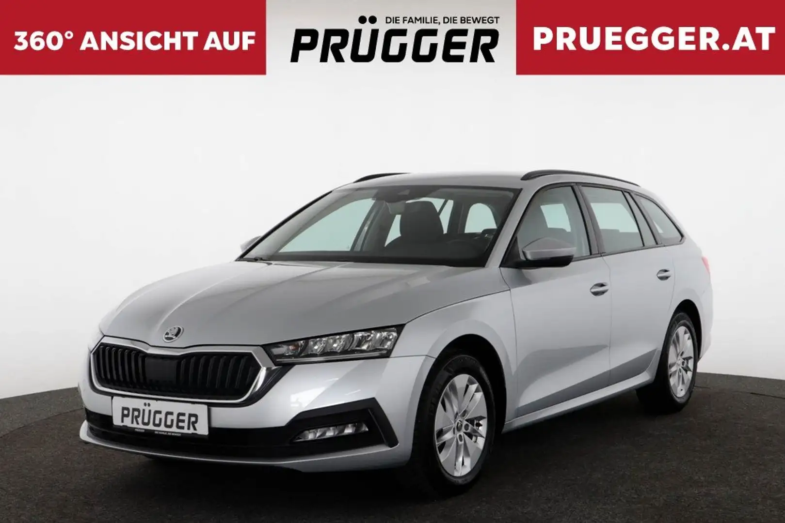 Skoda Octavia Combi 2,0 TDI AMBITION LED NAVI VIRTUAL Zilver - 1