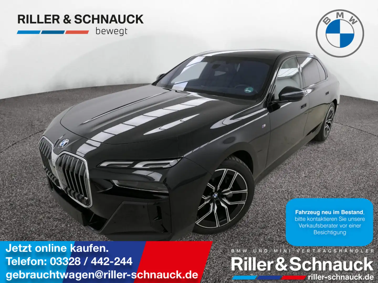 BMW 740 d xDrive M Sport AHK+STANDHZG+PANO-SKY+B& Schwarz - 1