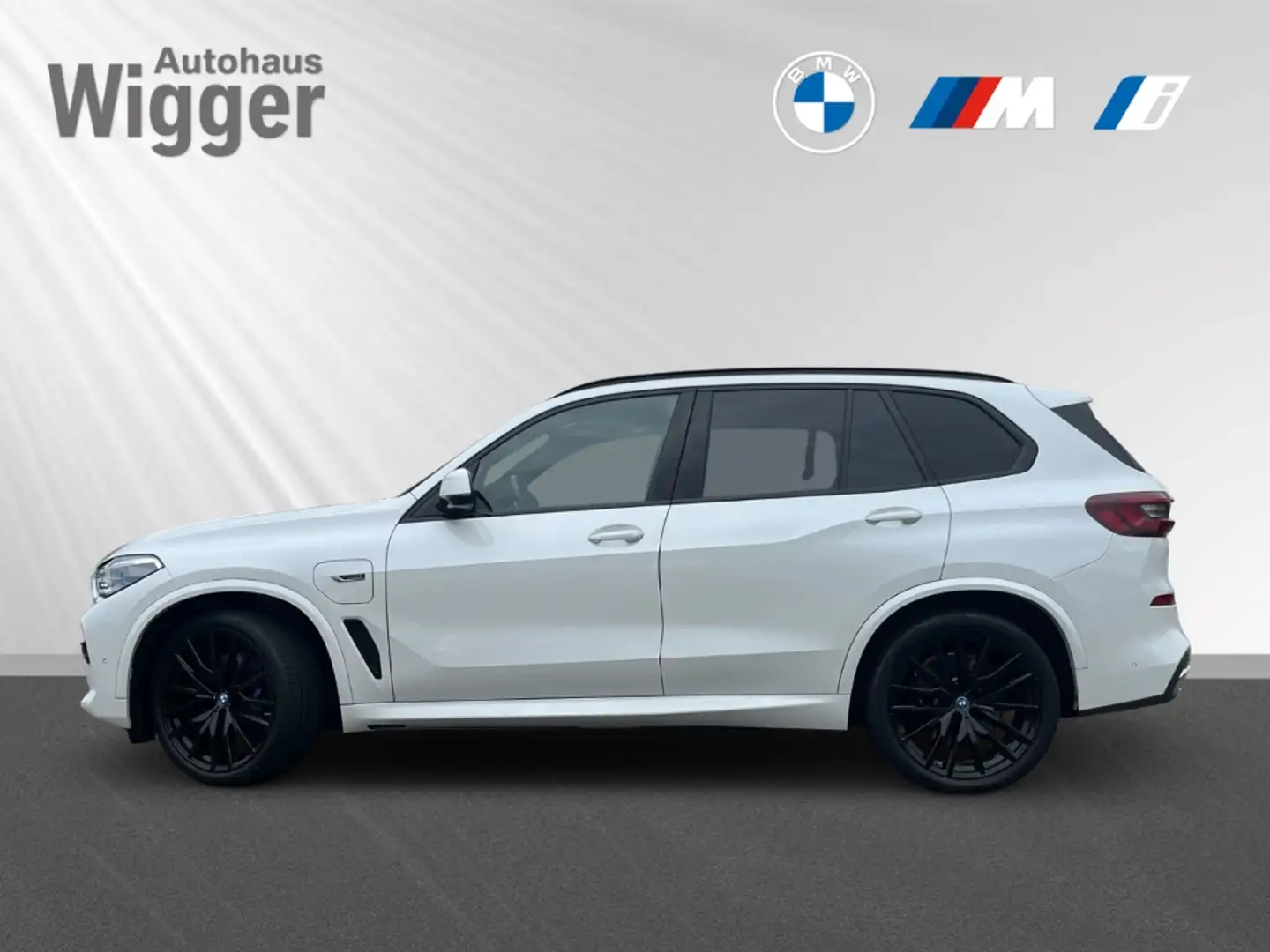 BMW X5 45e M Sport/Laserlicht/HUD /AHK/Navi/Leder Weiß - 2