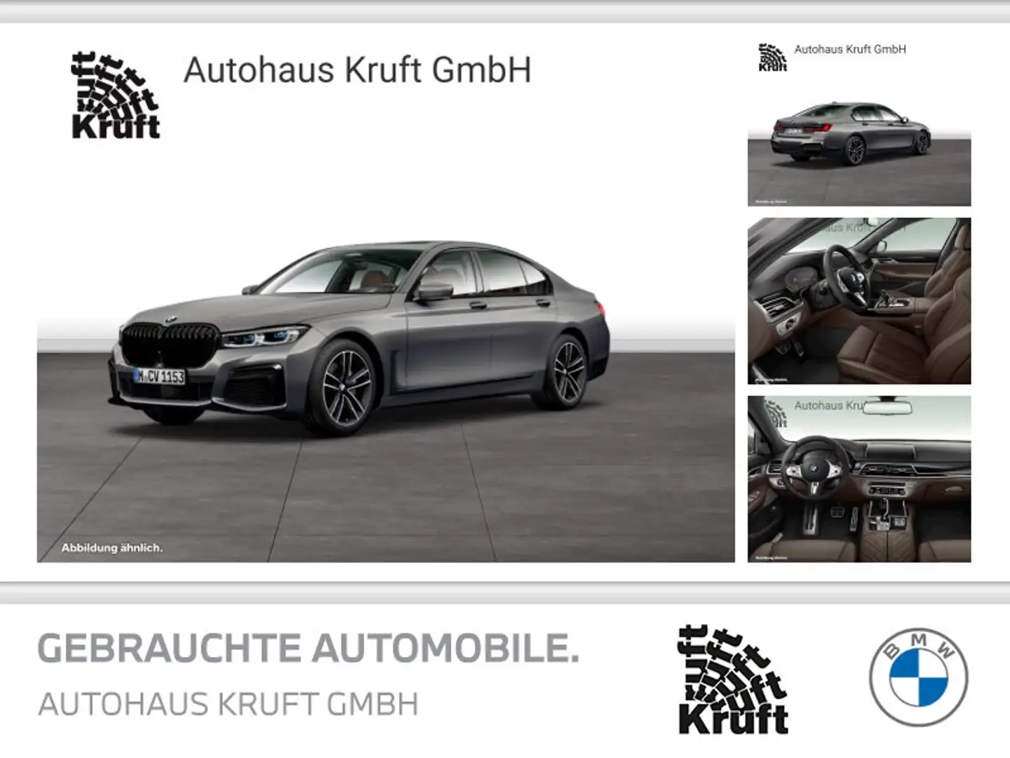 BMW 740 d xDrive M SPORT+GSD+LASER+KAMERA+ACC Grau - 1