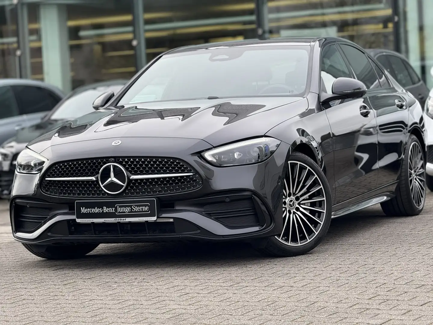 Mercedes-Benz C 220 d AMG*MEMORY*AHK*DISTRONIC*DIGITAL*TOTWINK Grau - 1