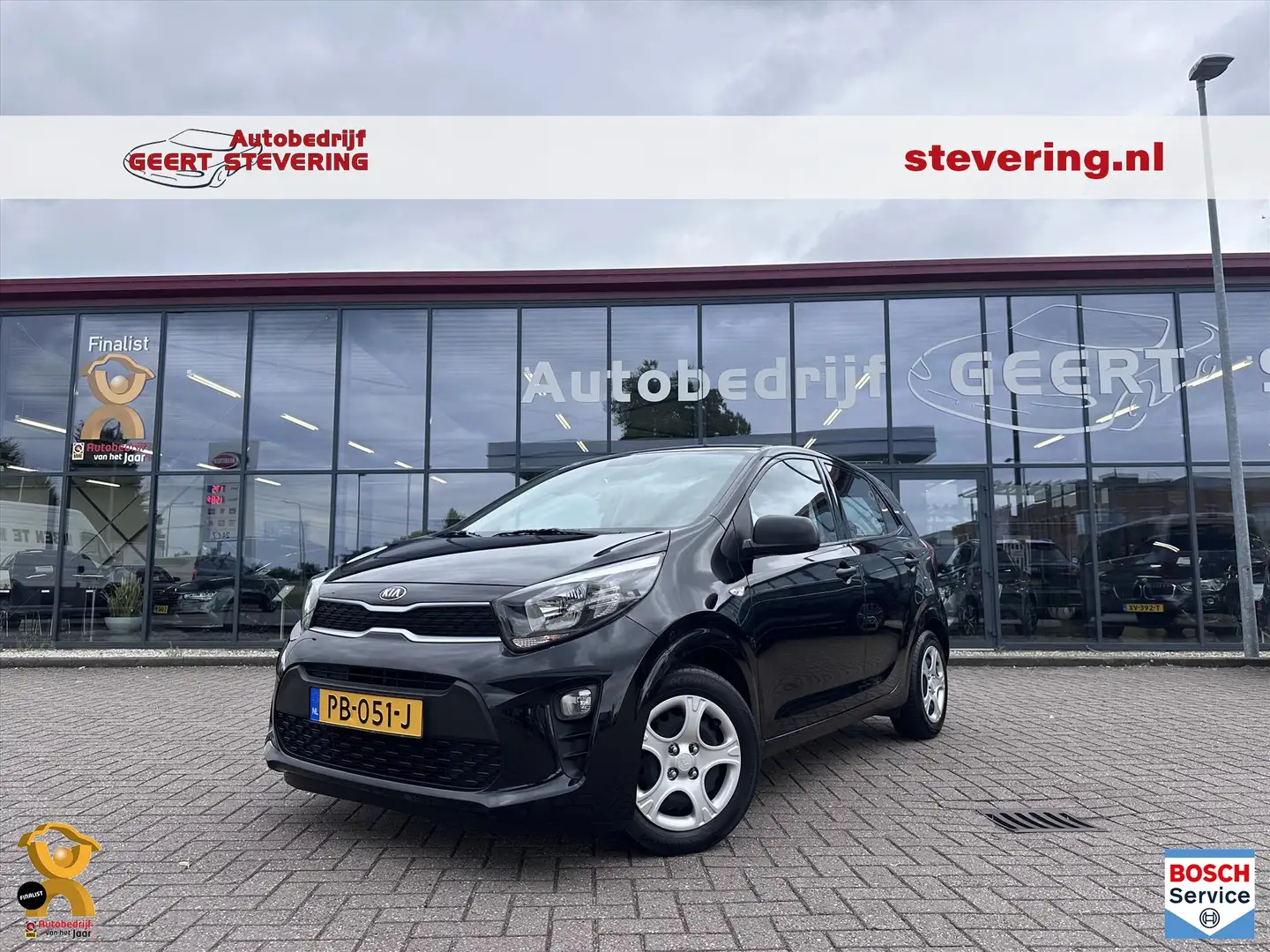 Kia Picanto 1.0 CVVT 67pk 5-zits / 1e eigenaar Zwart - 1