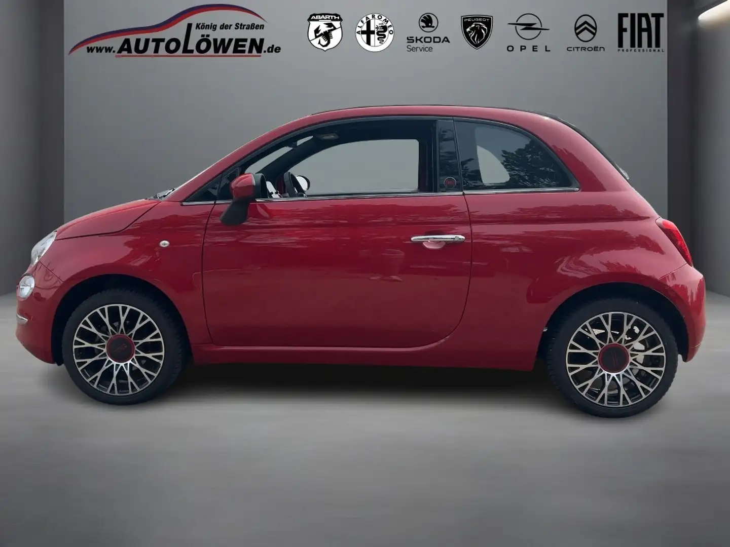 Fiat 500 1.0 Mild Hybrid Red  Einparkhilfe Rood - 2