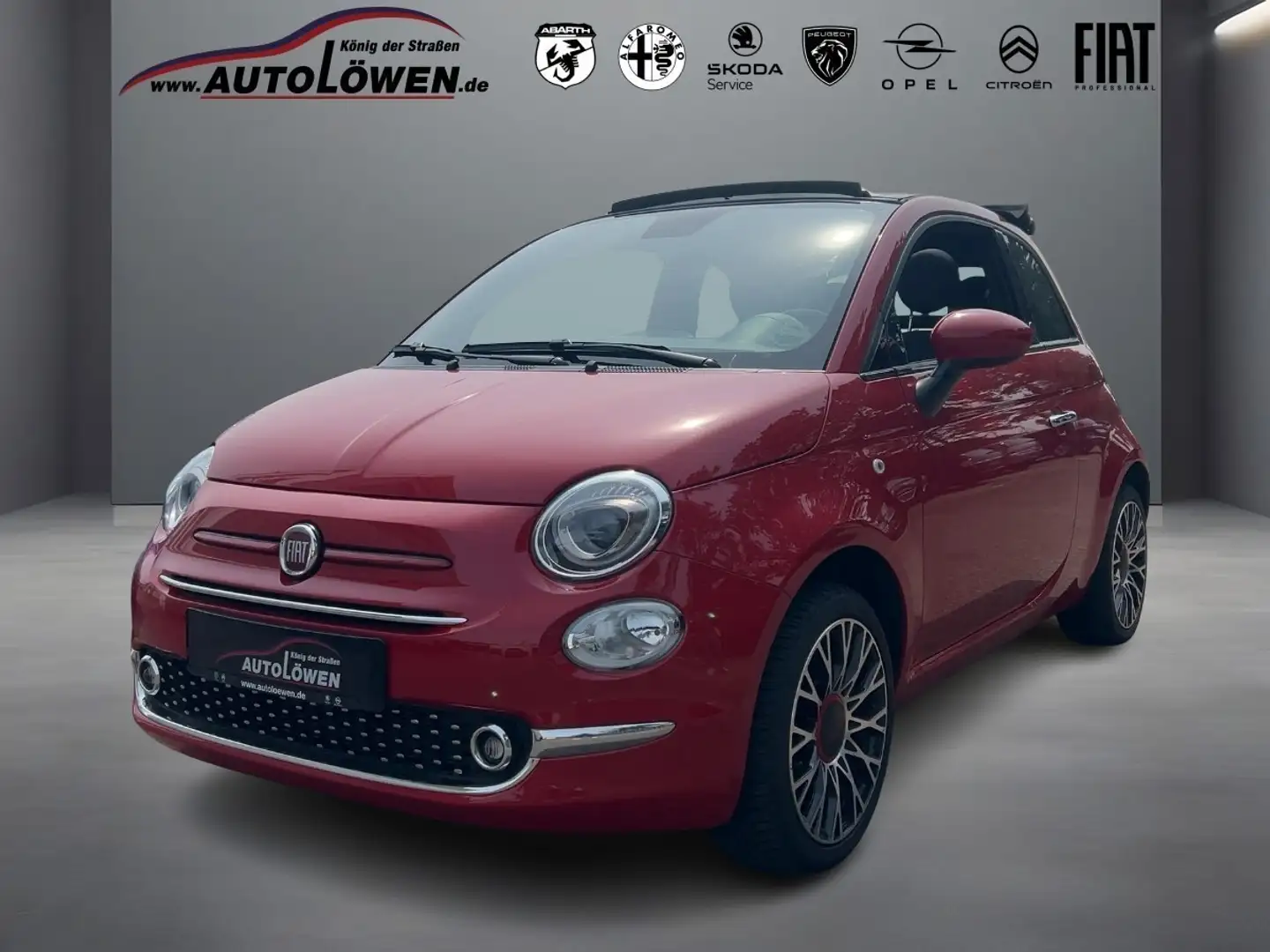 Fiat 500 1.0 Mild Hybrid Red  Einparkhilfe Rood - 1