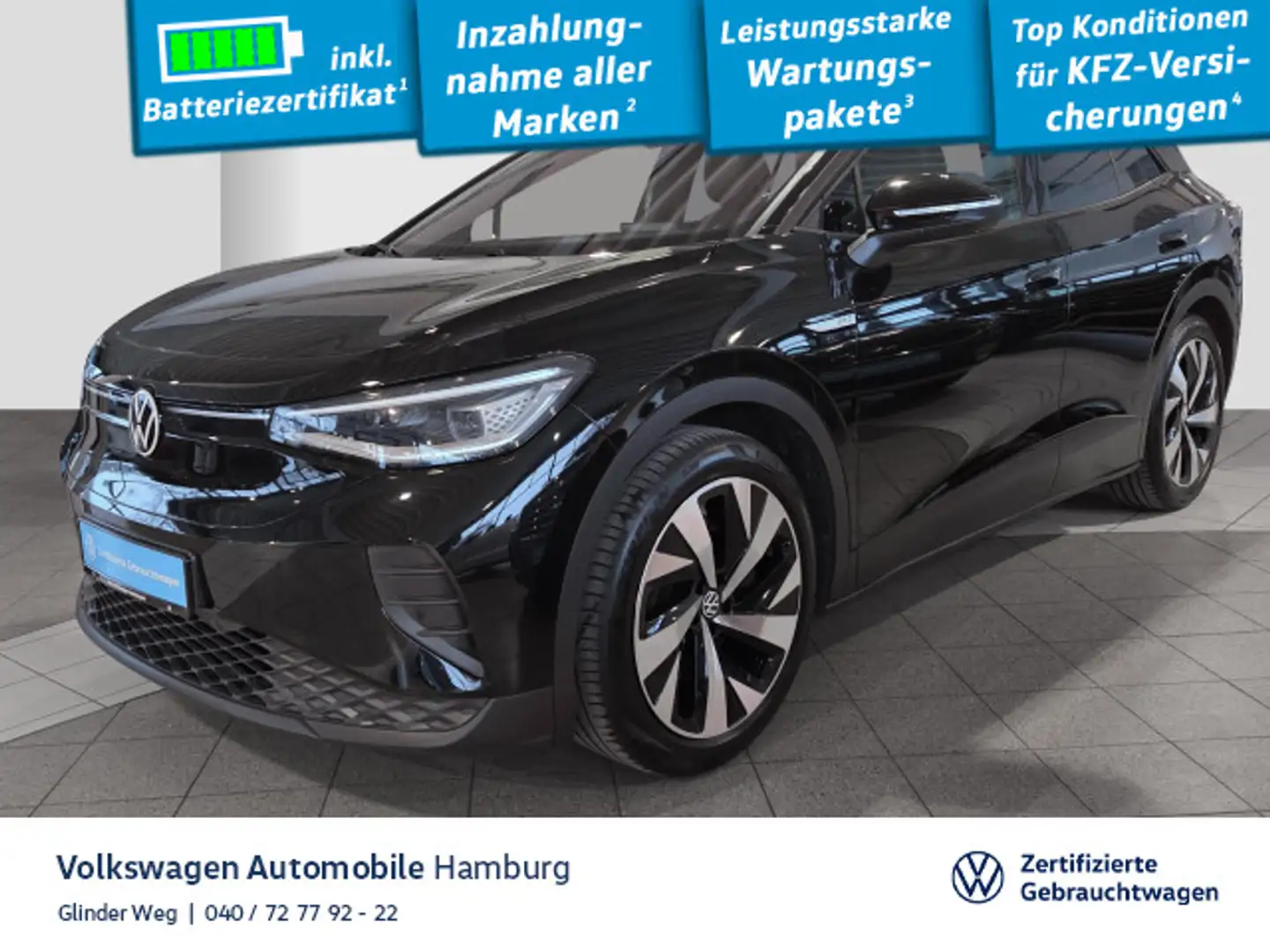 Volkswagen ID.4 Pro Performance LM20 ACC Navi Schwarz - 1