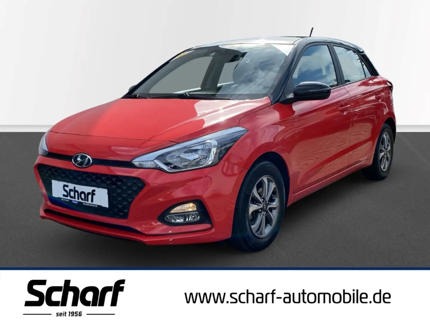 Hyundai i20 Trend Auto Klimaaut. SHZ LenkradHZG Spurhalteass. Rot - 1