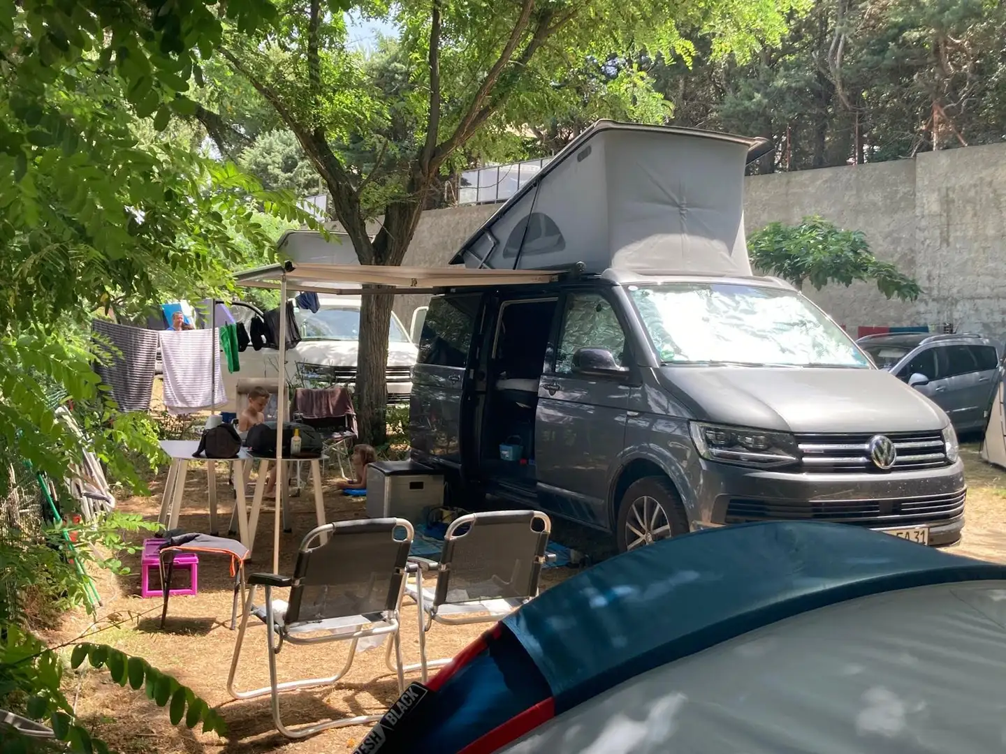 Volkswagen T6 California Transporter T6 4MOTION DSG Lang Gri - 1