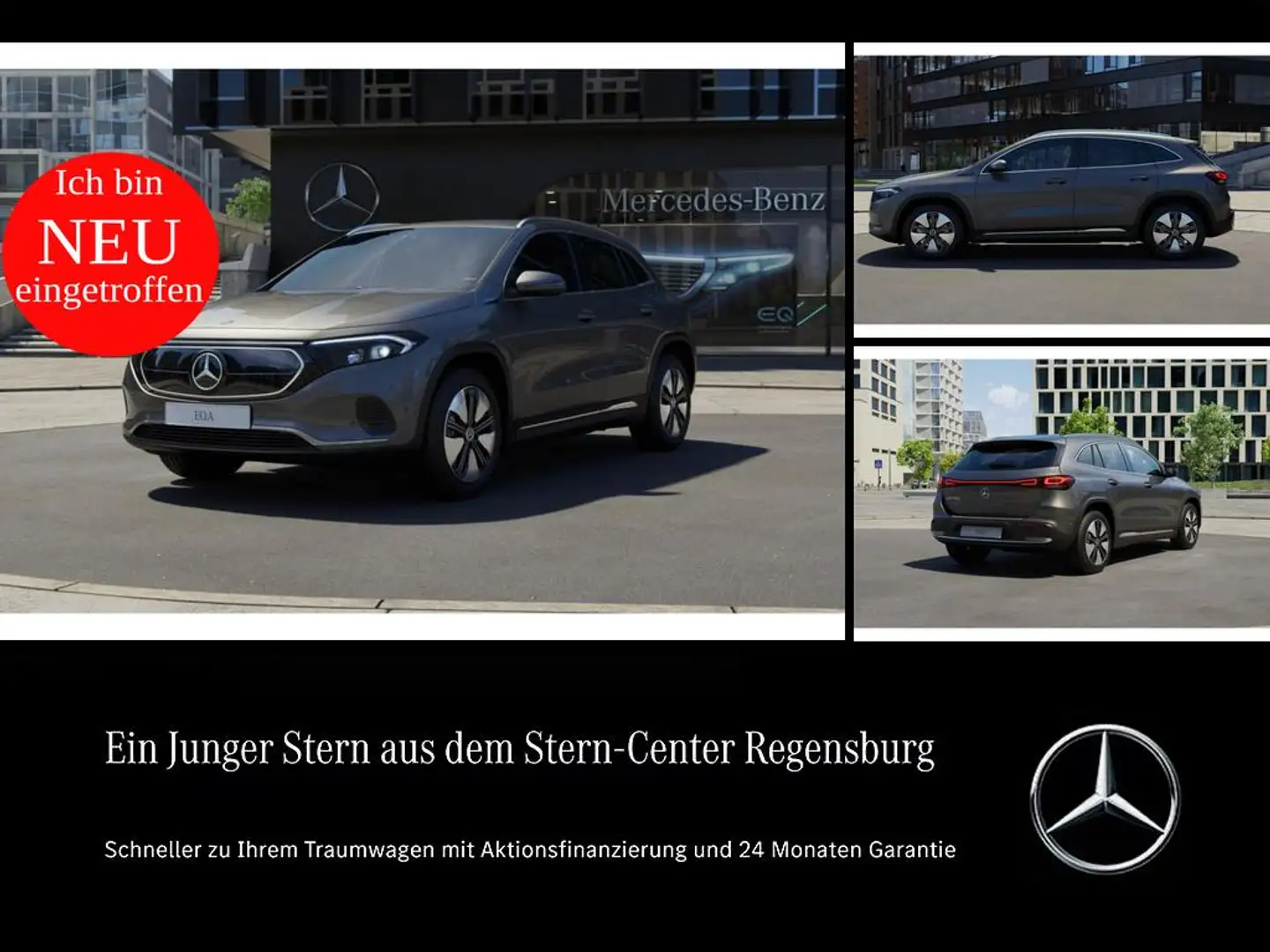 Mercedes-Benz EQA 250 LED MBUX Wide Cam Ambiente AUT PTS SHZ Gris - 1