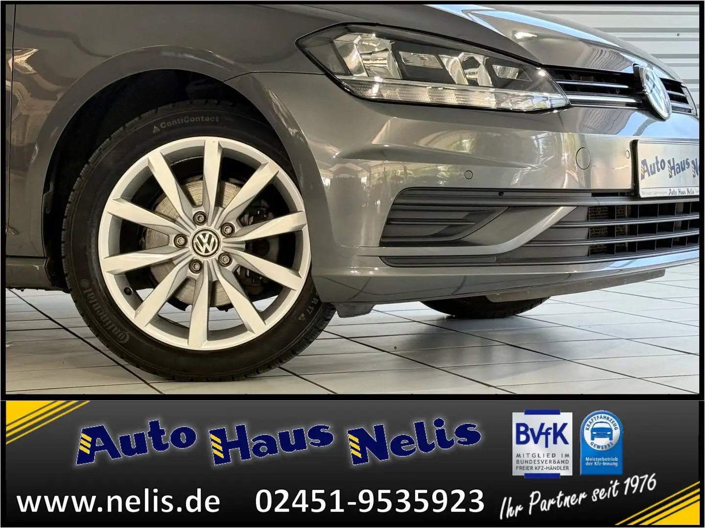Volkswagen Golf VII 1,6 TDI Variant Trendline DSG ACC NaviT Grey - 2