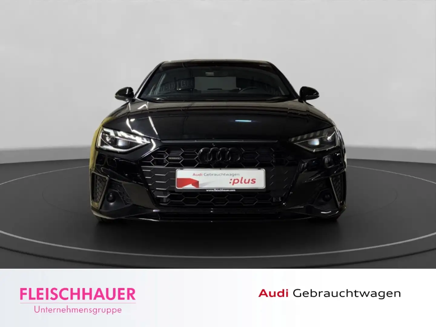 Audi A4 40 TDI quattro S line MATRIX+NAVI+PDC V&H+SHZ+STDH Schwarz - 2