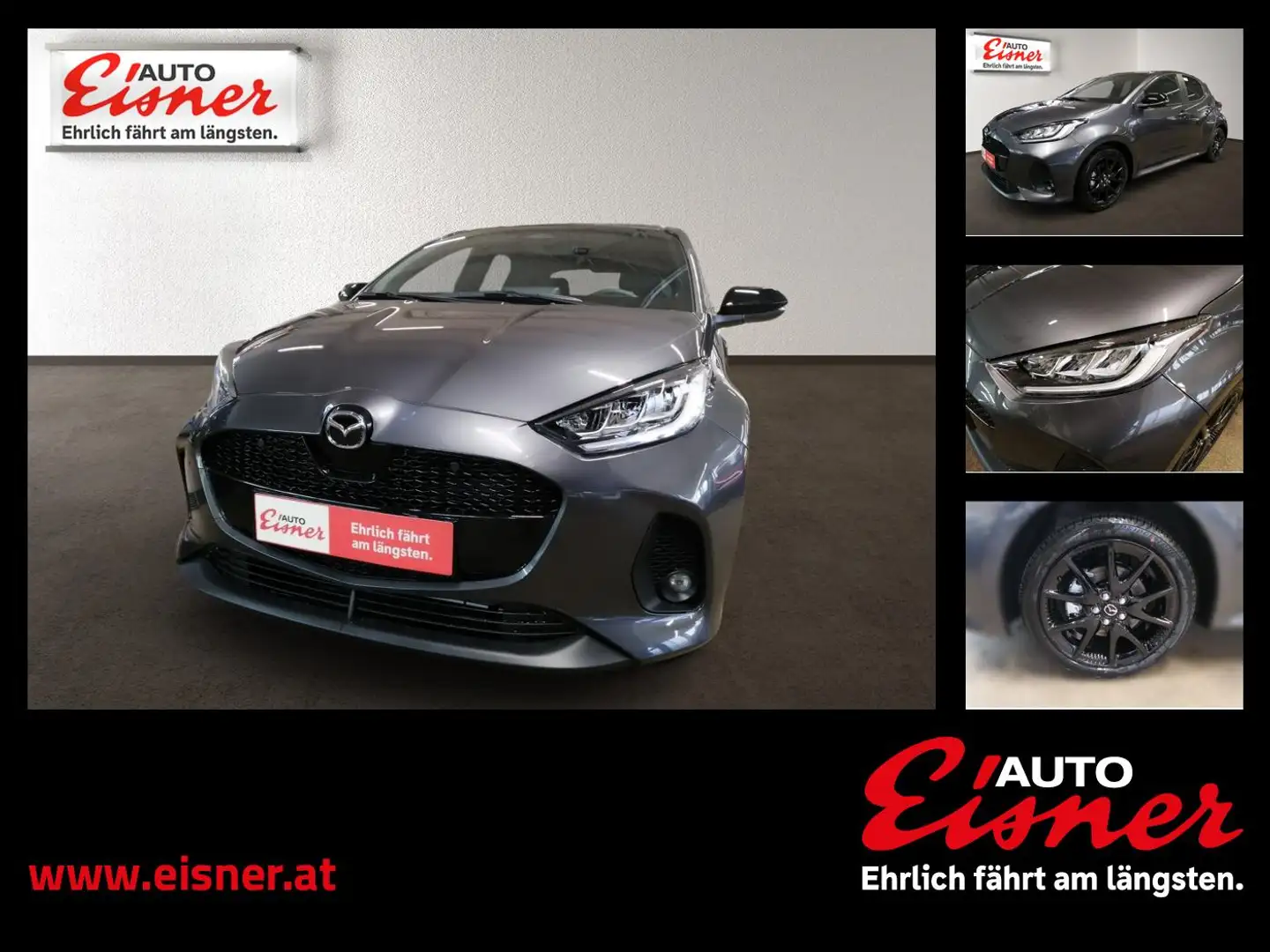 Mazda 2 HYBRID HOMURA Regensensor, Klimaautomatik Grau - 1