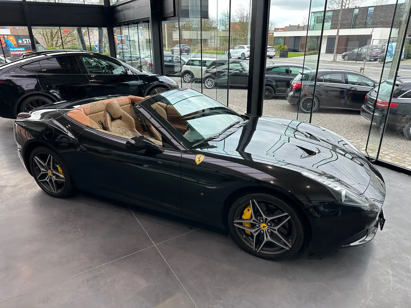 Ferrari California 4.0 V8 Bruin Daytona leder, 1eig, Full Fer.Service Zwart - 2