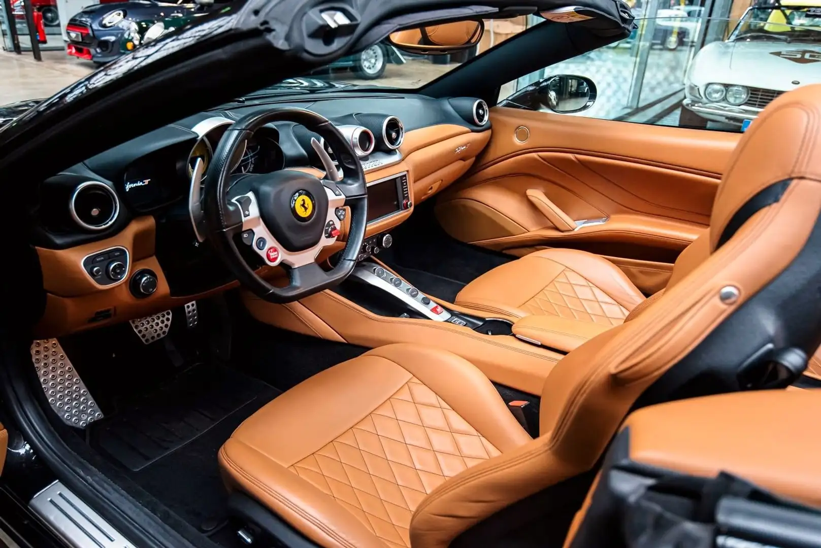 Ferrari California 4.0 V8 Bruin Daytona leder, 1eig, Full Fer.Service Fekete - 2