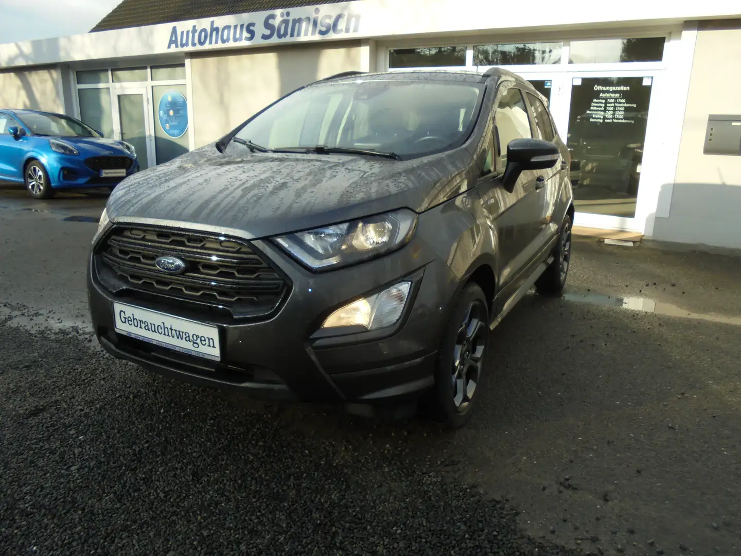 Ford EcoSport ST-Line, AHK, Teilleder, Winter-Paket, Einparkhilf Gris - 1